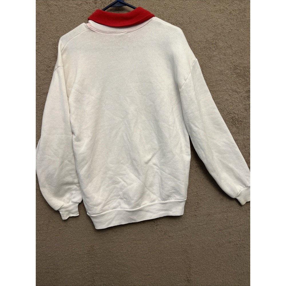 Ugly Christmas Turtleneck Sweatshirt 80s Style Women's Large - Picture 8 of 9